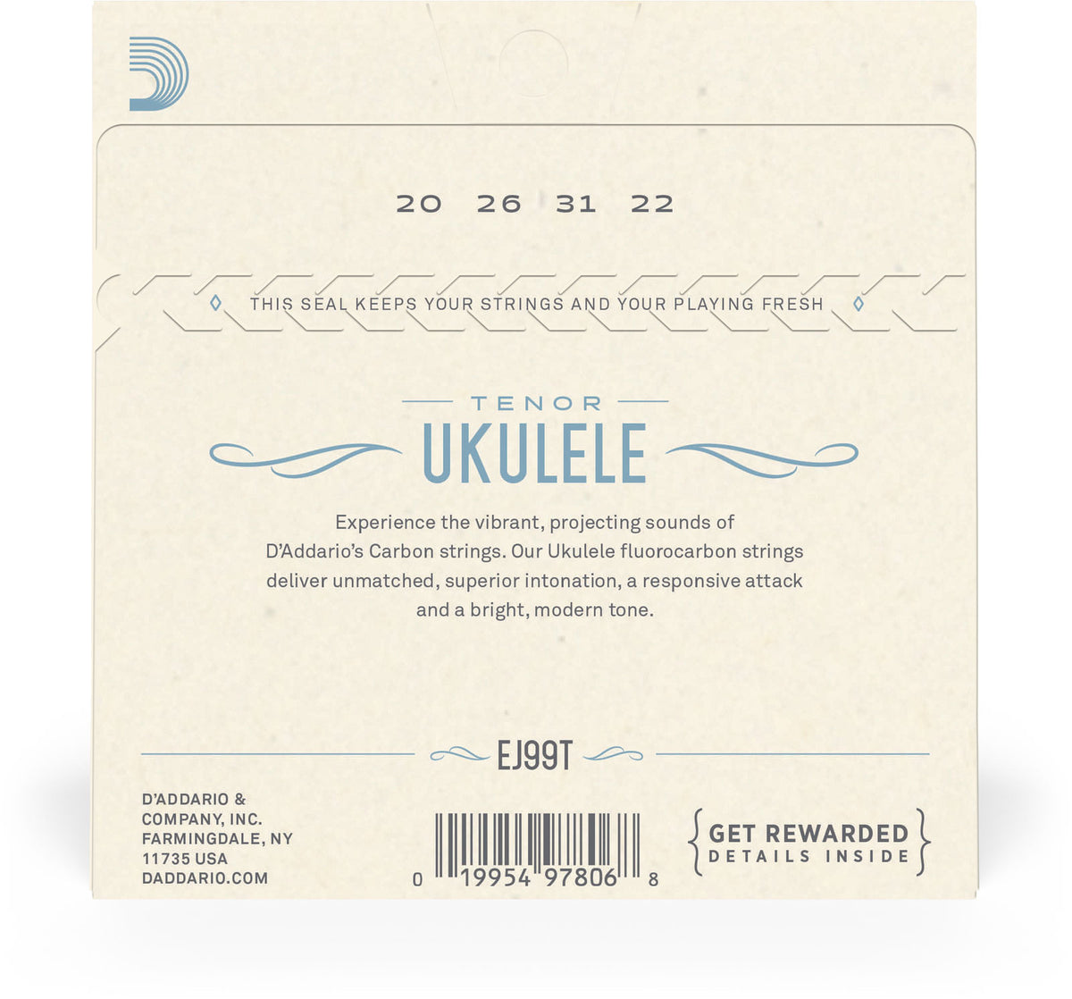 EJ99T Cuerdas para Ukelele Tenor