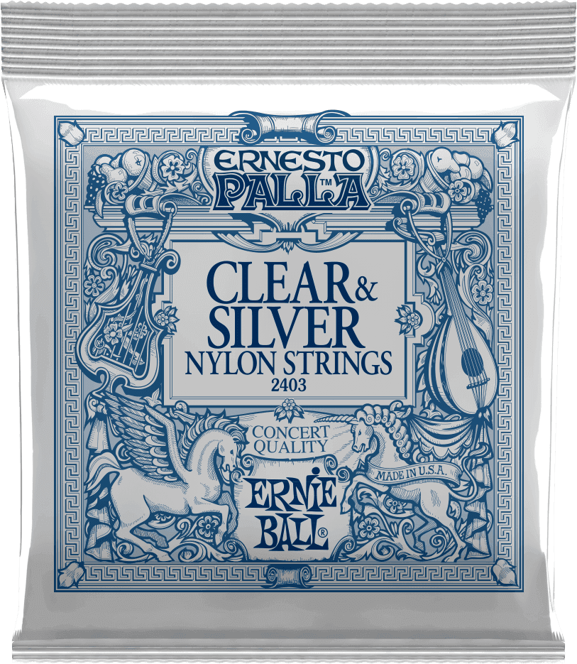 Ernie Ball ERNESTO PALLA CLEAR SILVER 2403