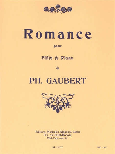 Romance pour flûte et piano