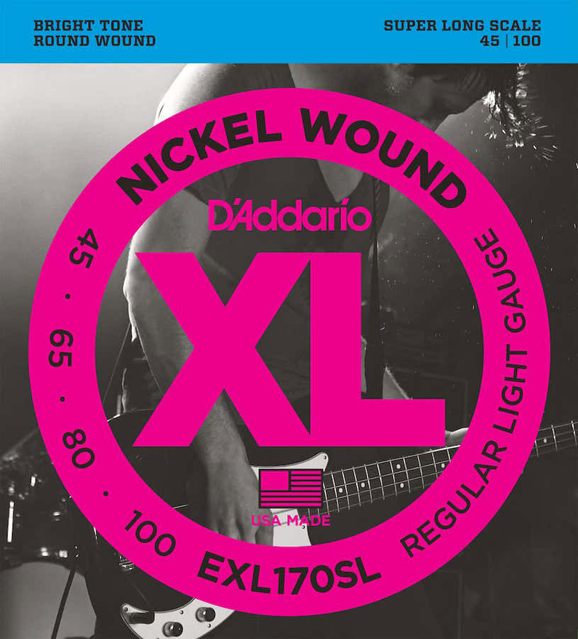 EXL170sl Entorchado de níquel escala superlarga ligero 45-100