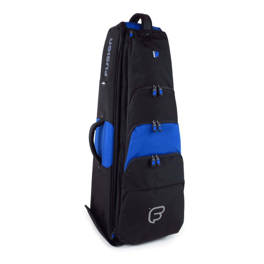 Premium Black/Blue Bass Trombone Case