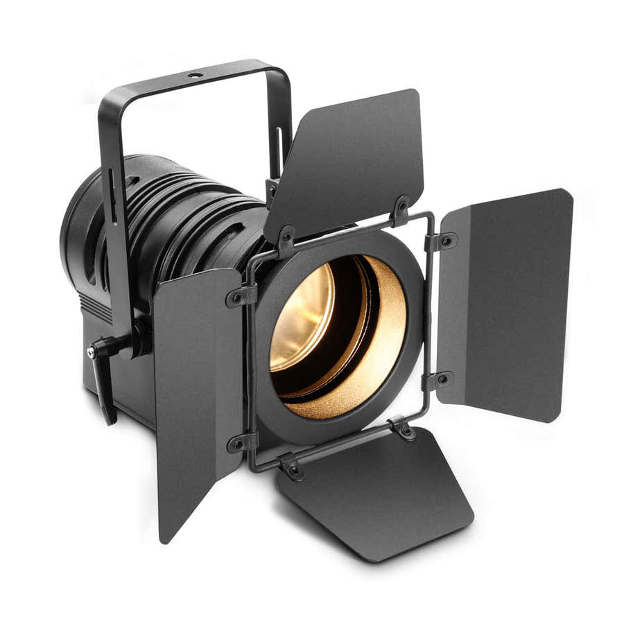 TS 40 WW - FOCOS DE TEATRO CON LENTE CONVEXA CONVEXA Y LED BLANCO CLIDO DE 40 W CARCASA NEGRA