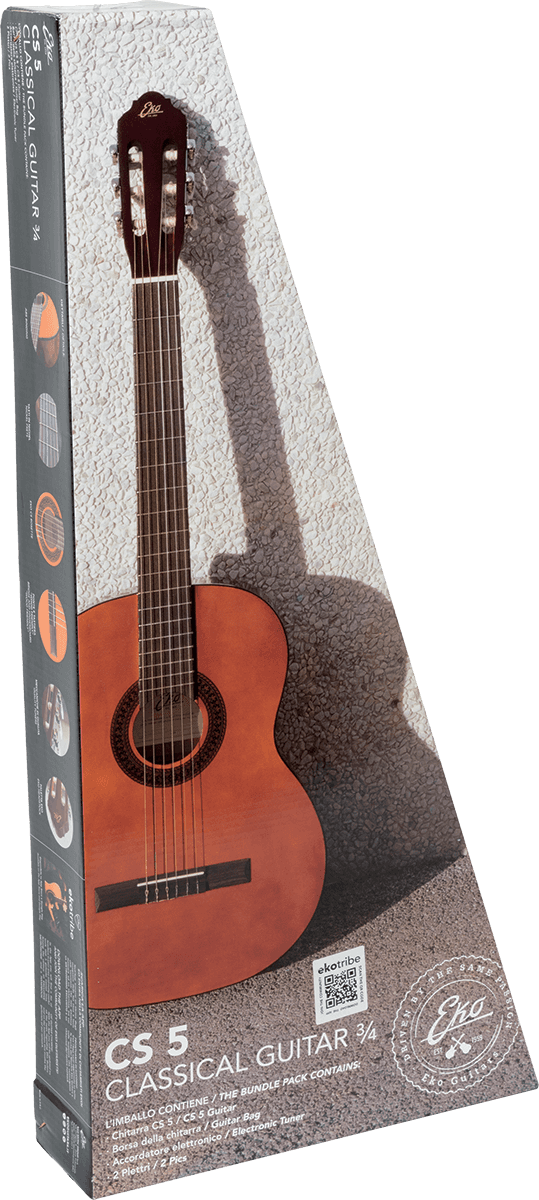 Eko Cs-5 3/4 Natural Pack + Gigbag / Accessoires