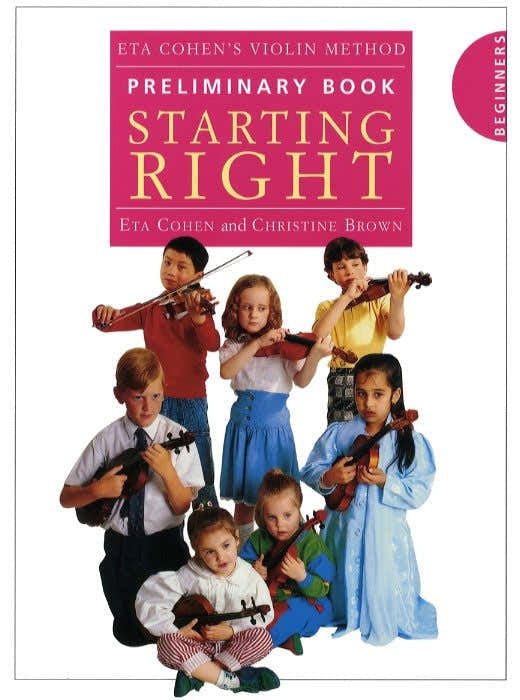 Libro preliminar de método de violín: Empezar bien