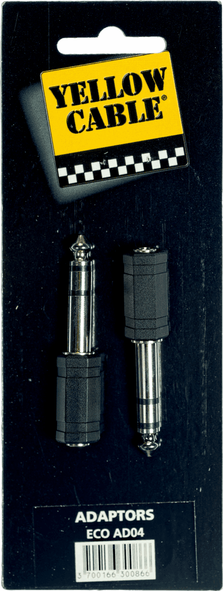 AD04 Adaptador Jack Macho Estéreo Jack Hembra 3.5 MM - Pack de 2
