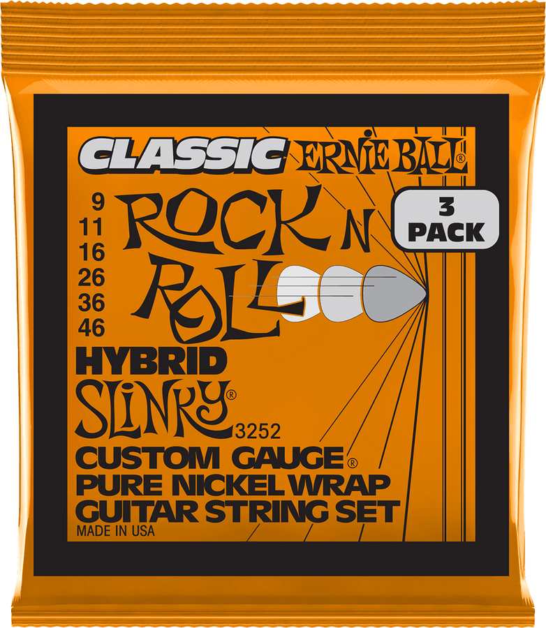 3252 Classic RNR Hybrid Slinky 9-46 Pack de 3