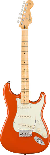 Stratocaster Player II MN Naranja Rallye