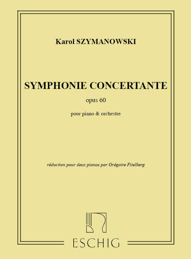 Symphonie Concertante (Pour Piano Et Orchestre)