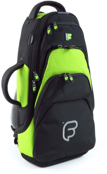 Fusion Bags Premium Black/Green Trumpet Cover
