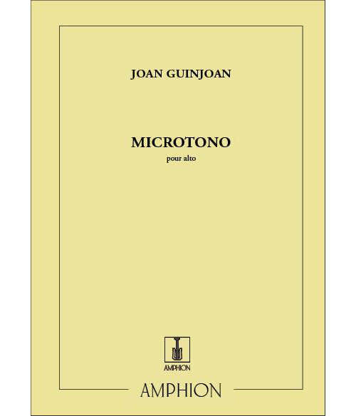 GUINJOAN - MICROTONO - ALTO SOLO