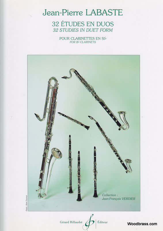 Laste J.P. - 32 Etudes En Duo - Clarinette