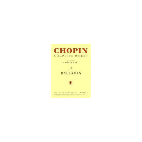 Chopin F. - Ballades (paderewski)