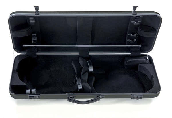 Estuche Doble Idea 3.2 Negro (Asa Lateral) - Violín/Viola