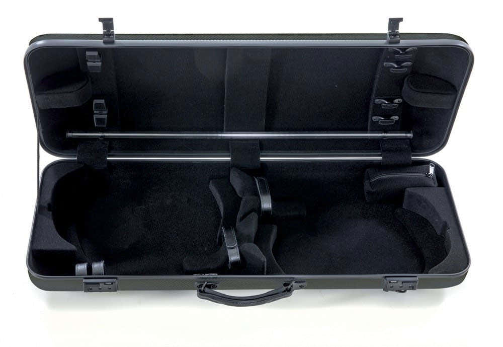 Estuche Doble Idea 3.2 Negro (Asa Lateral) - Violín/Viola