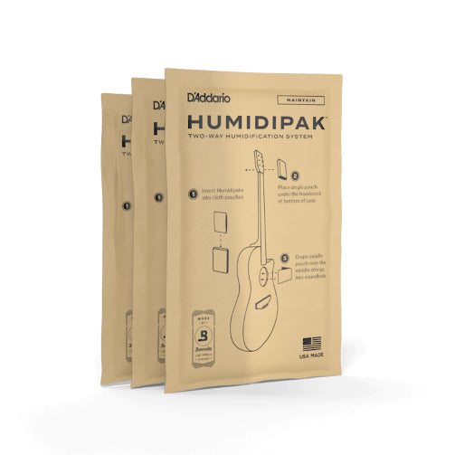 D'ADDARIO Sachets de repuesto para sistema Humidipak paquete de 3
