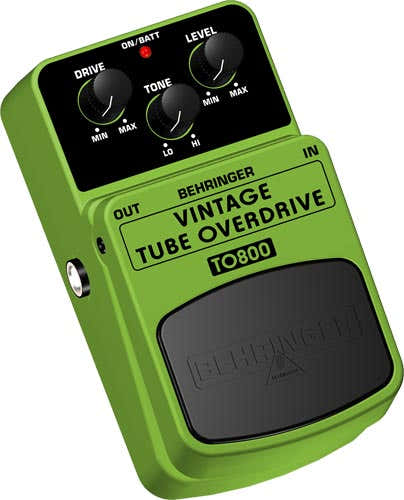 Vintage Overdrive de válvulas TO800