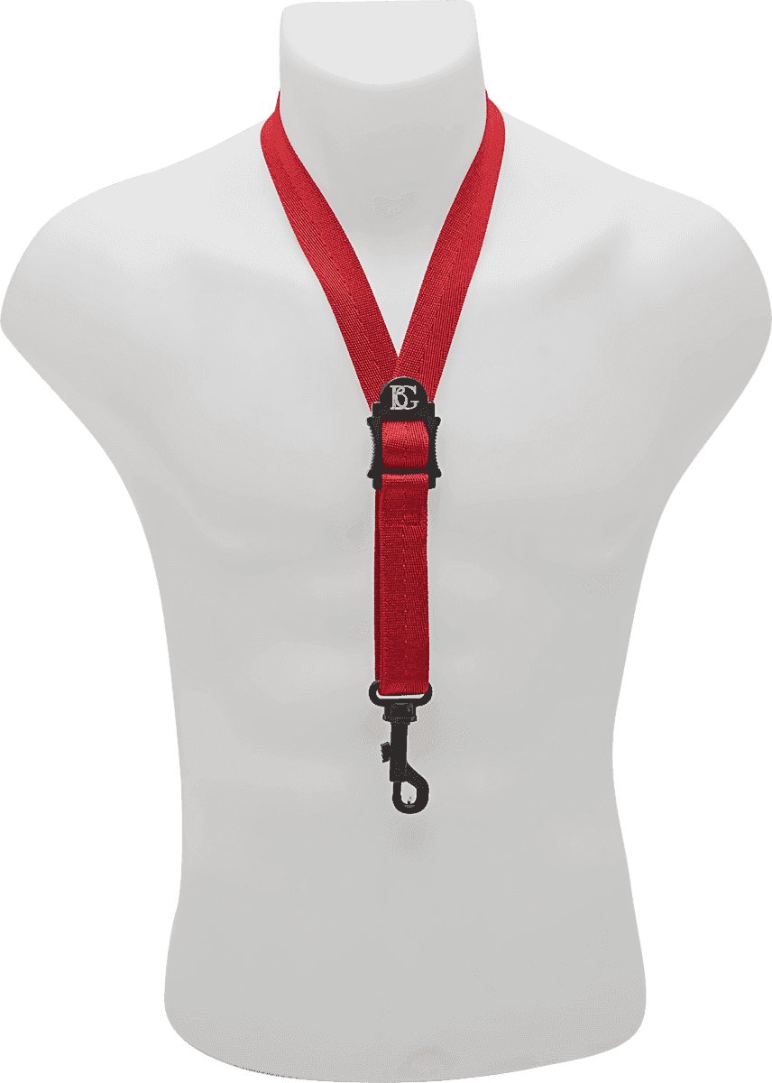 BG S39SH - CORDON STANDARD ROJO (SNAP HOOK)