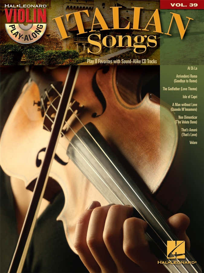 Italian Songs - Violin Play Along Vol.39