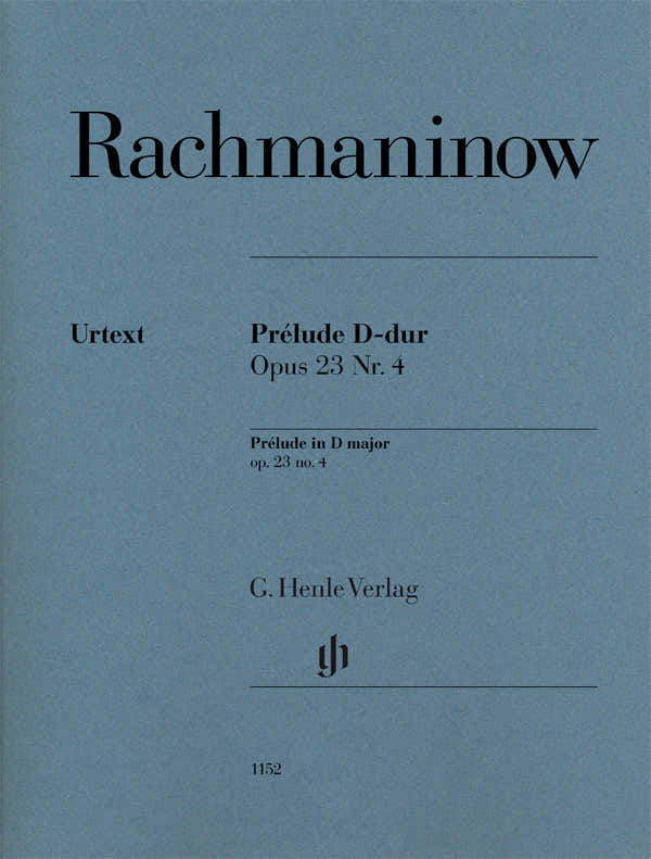 Rachmaninov S. - Prelude D-dur Op.23 N°4 - Piano