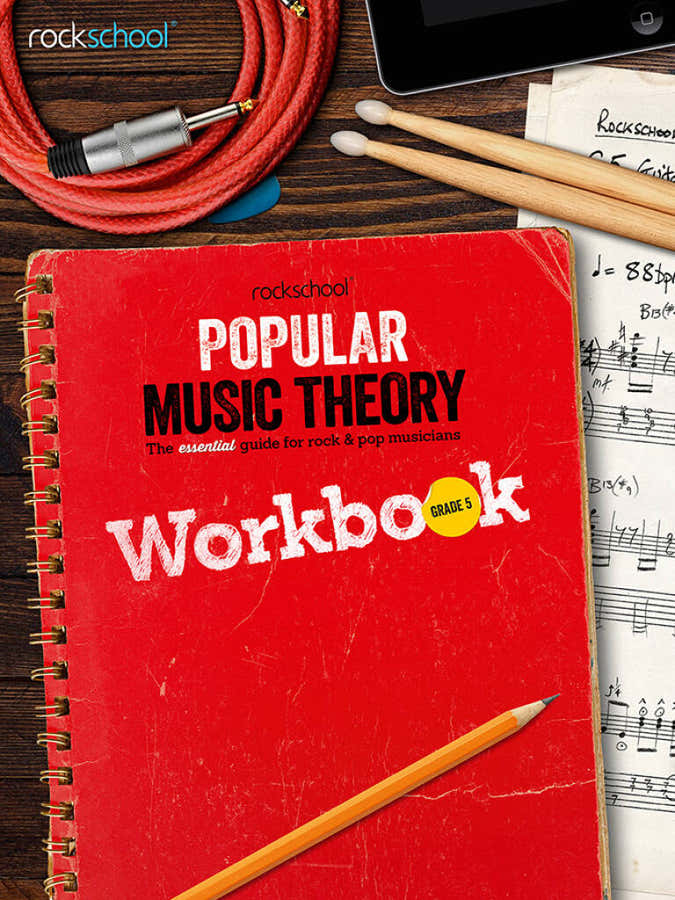 Rockschool Cuaderno de trabajo de teoría de la música popular Grado 5