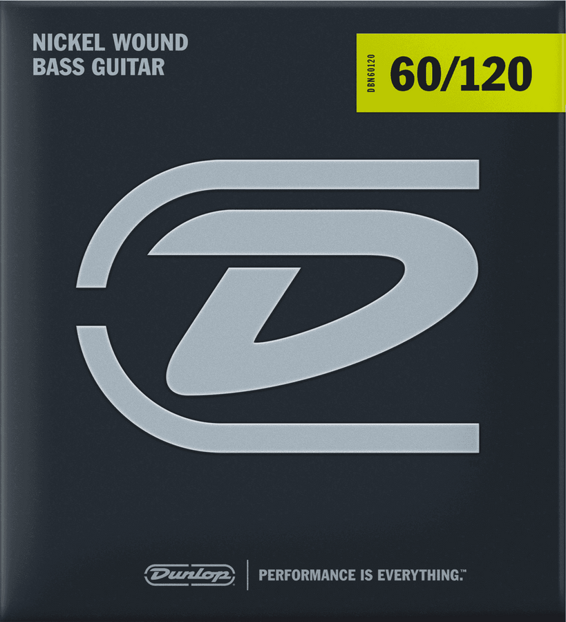 BASS STRINGS ROUND WIRE NICKEL NICKEL 60-120 SET EXTRA HEAVY DROP