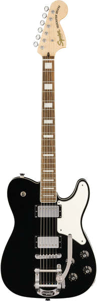 Telecaster Paranormal Troublemaker Deluxe Bigsby, LRL Negro