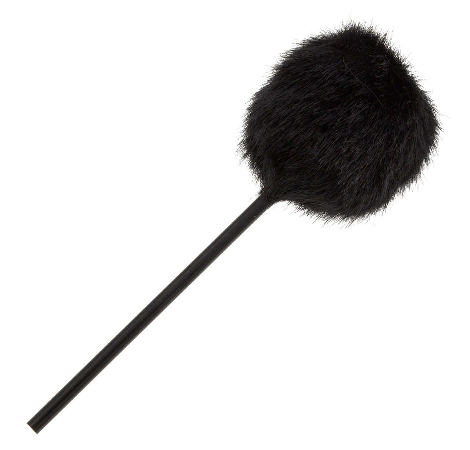 209BLK - BD KICK BEATER - BLACK FURRY - BLACK SHAFT