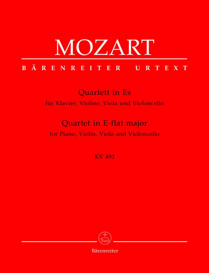 Moz W.A. - Quuor En Mib Majeur Kv 493 - Piano Violon Alto Violoncelle