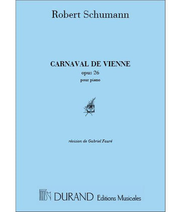SCHUMANN - CARNAVAL DE VIENNE - PIANO
