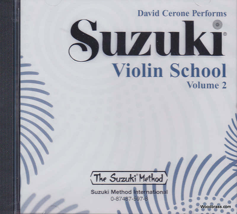 Suzuki Violin School Vol.2 - CD Seul (david Cerone Performs)