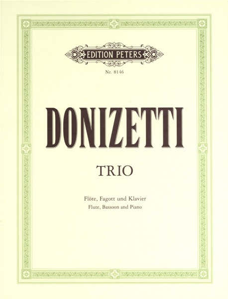 Donizetti Gaetano - Trio In F - Flute(s) And Other Instruments