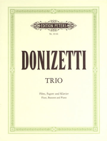 DONIZETTI GAETANO - TRIO IN F - FLUTE(S) AND OTHER INSTRUMENTS