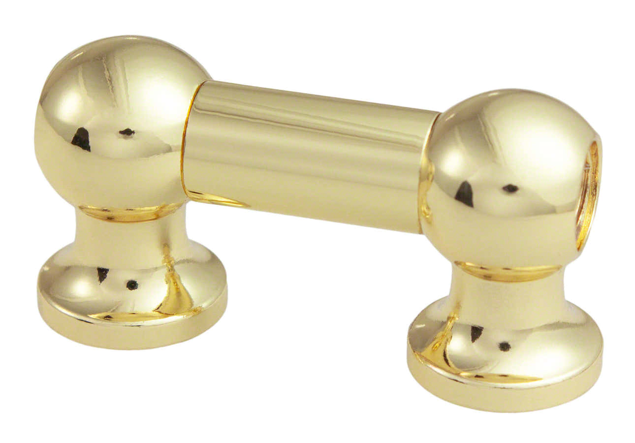 TL12D25-BR Bellota de Tubo 25mm Dorada Doble Tirante (X1)