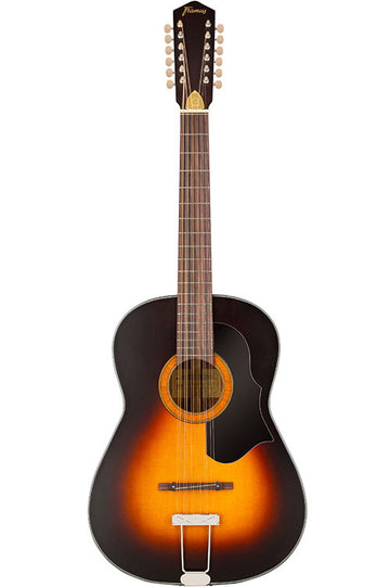 Vintage Hootenanny 12 Sunburst Vintage Nitro Alto brillo