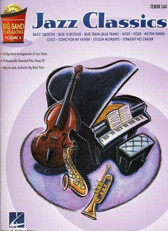 BIG BAND PLAY ALONG VOL.4 JAZZ CLASSICS + CD - SAXOPHONE TENOR