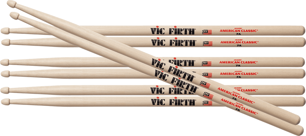 Vic Firth P7A.3-P7A.1 PACK 3X7A + 1X7A FREE