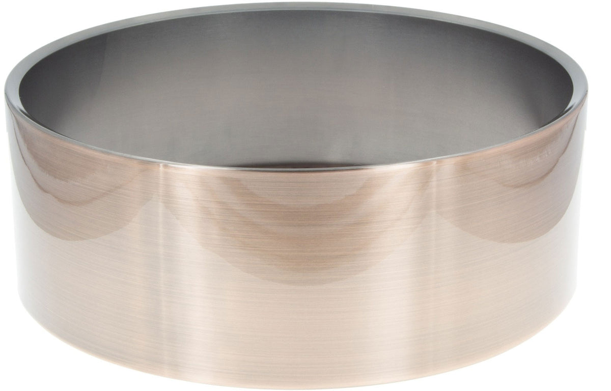 Sbbc14055St 14" X 5.5" Casco De Latón Con Acabado De Cobre Cepillado Caja
