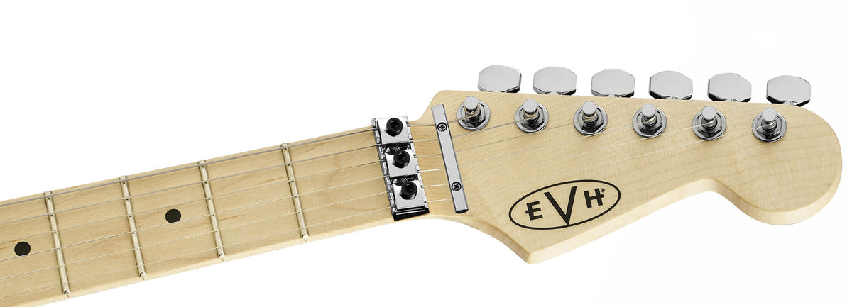 EVH Striped Series Shapes, MN Blanco y Negro