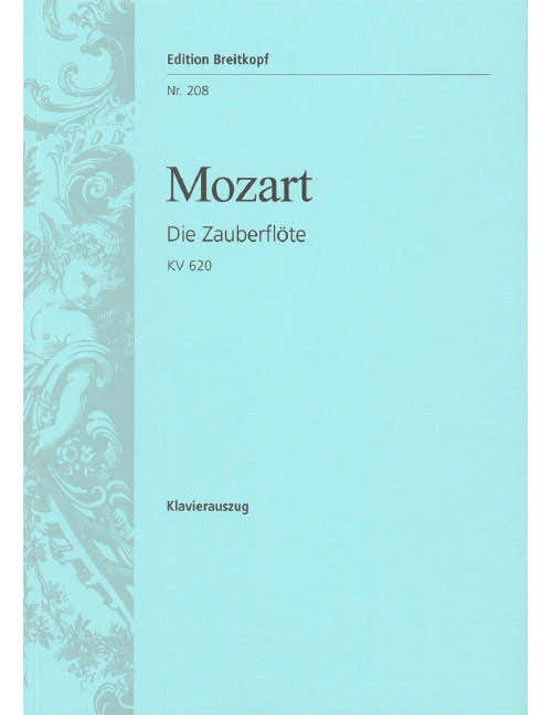 Mozart - The Magic Flute K. 620 KV 620 - Piano
