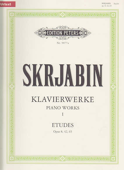 Skrjin - Klavierwerke I - Etudes Op.8 42 65 - Piano