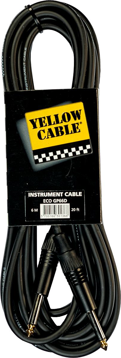 GP66D 6M./20FT. 1/4 PHONE MALE