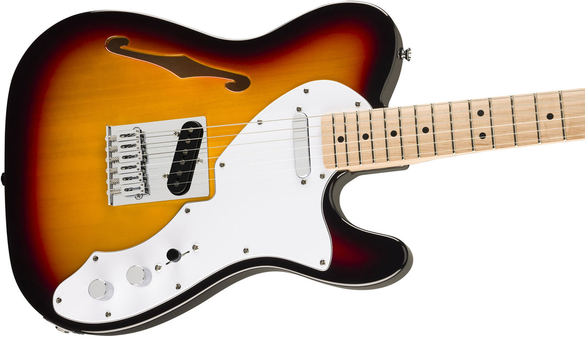 Telecaster Thinline Affinity MN Sunburst de 3 colores
