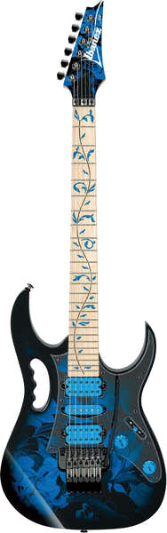 JEM77P-BFP Patrón floral azul Signature Steve Vai Premium