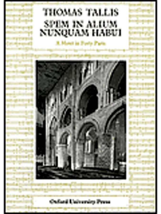Tallis Thomas - Spem In Alium - Vocal Score