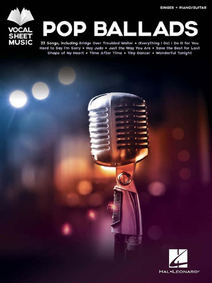 Pop Ballads - Piano Voix Guitare