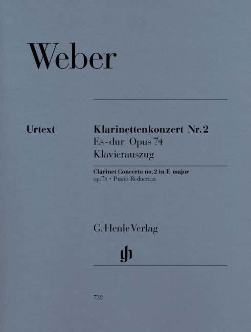 Weber C.M.V. - Concierto para clarinete n.º 2 en Mi bemol mayor Op. 74