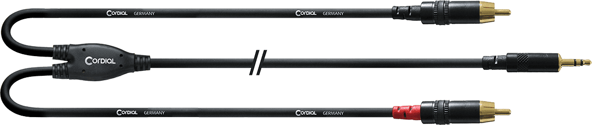 Cable Y Latiguillo Minijack/RCA 6 M