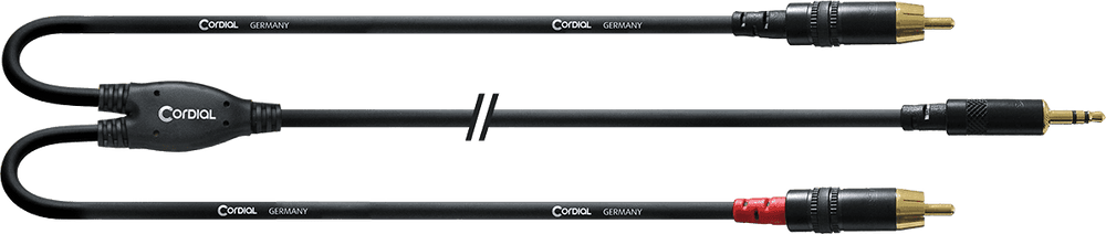 Cordial Cable Y Latiguillo Minijack/RCA 6 M