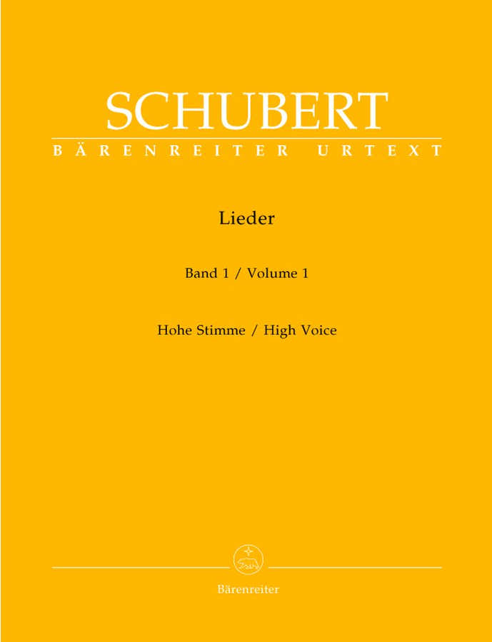 Schubert Franz - Lieder Vol.1 - Voix Haute Piano