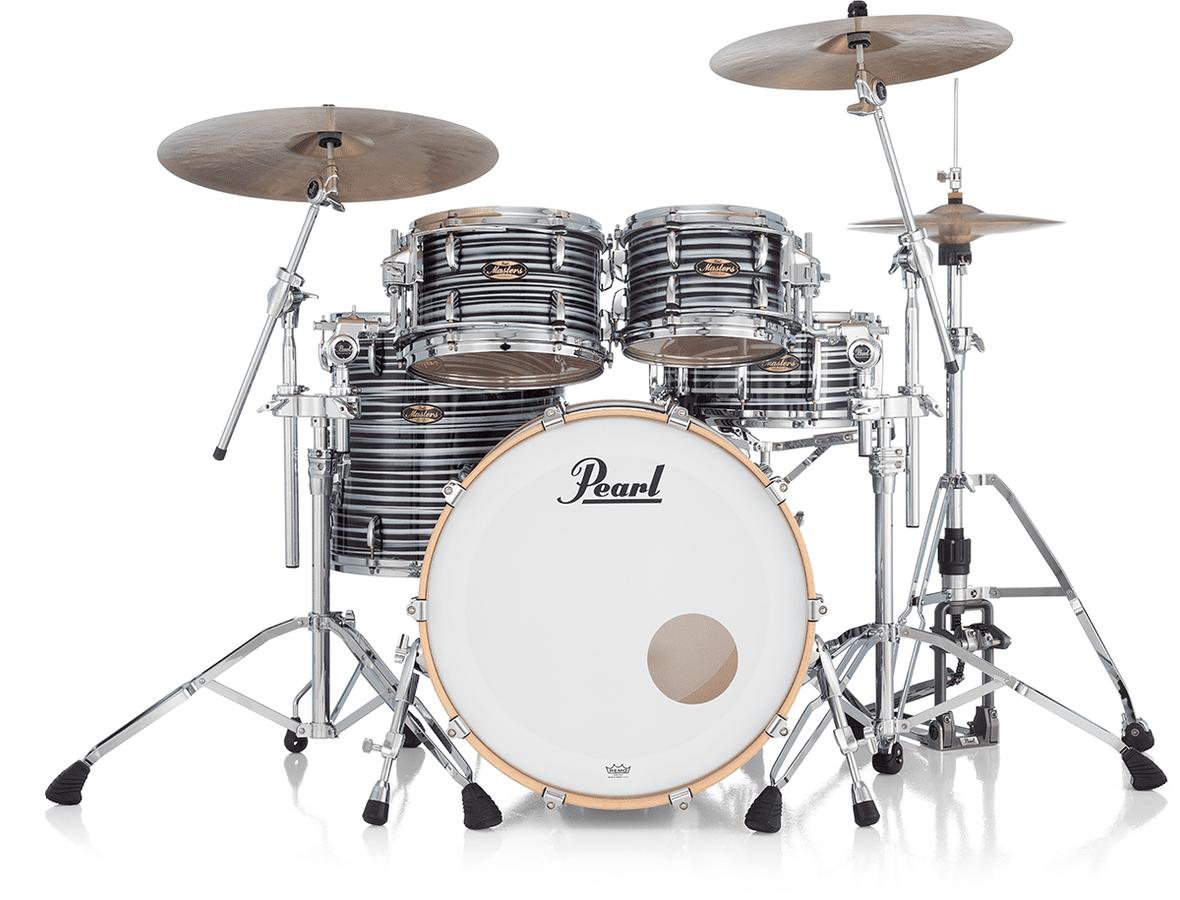 Masters Maple Gum Stage 22 GYROLOCK-l Negro Oyster Swirl